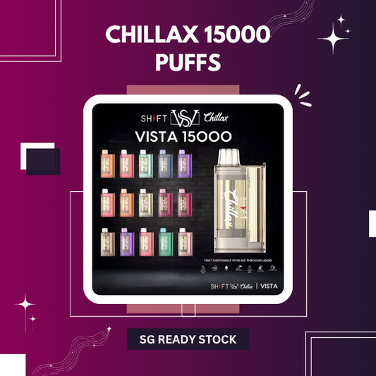 Chillax 15000 Puffs Disposable Vape with Smart LED Display Screen