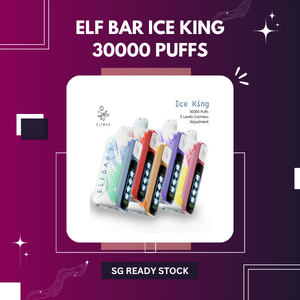 Elf Bar Ice King 30000 Puffs Disposable Vape Device with Adjustable Coolness Controls