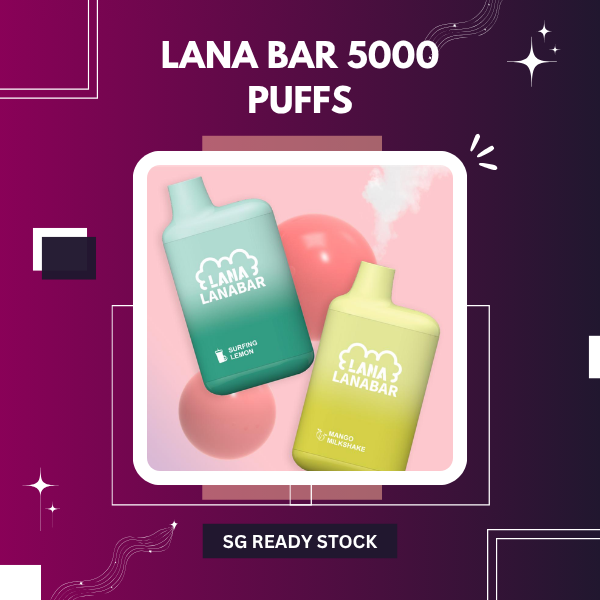Lana Bar 5000 Puffs Disposable Vape Rechargeable Device