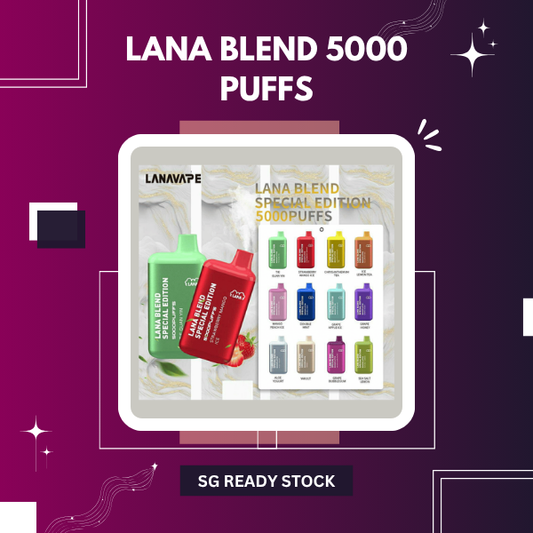 Lana Blend 5000 Puffs Disposable Vape Square Bar Design