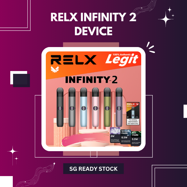 Relx Infinity 2 Plus Device front view showing LED indicator