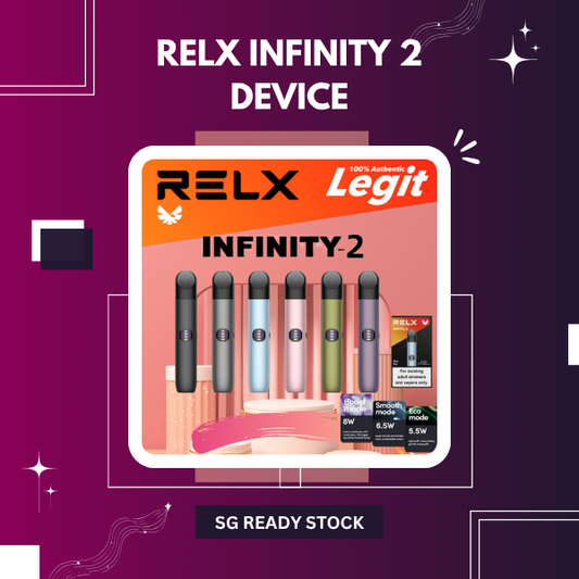 Relx Infinity 2 Plus Device front view showing LED indicator
