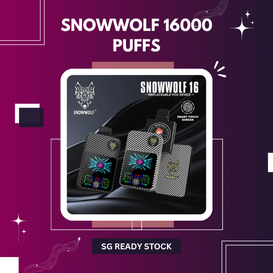 Snowwolf 16000 Puff Starter Kit Smart Touch Screen Disposable Vape